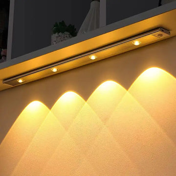 2-pcs Wireless LED Cat's Eye Lights with Motion Sensor