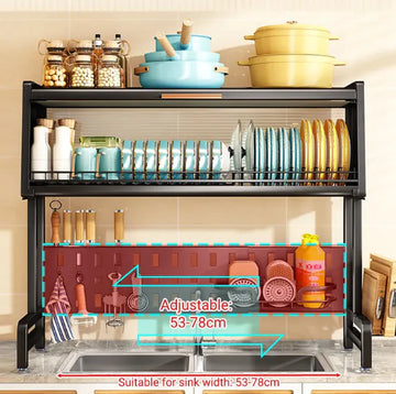 Retractable Kitchen Dish Drain Rack