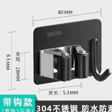 Stainless Steel Mop Holder Adhesive