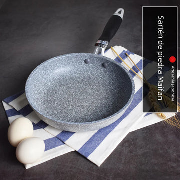 Japanese Stone Non-Stick Frying Pan Set (20cm, 26cm, 28cm)