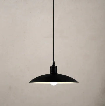 Vintage Wrought Iron Industrial Pendant Light