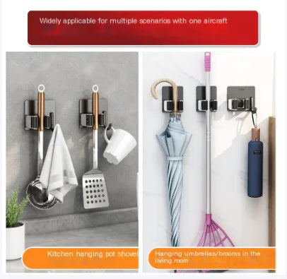 Stainless Steel Mop Holder Adhesive